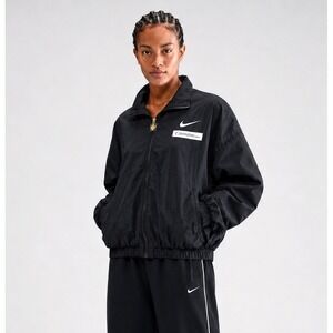 NIKE WNBA‎ Essential Woven Jacket Full Zip Jacket Adult M Black Basketball
